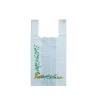 Virgin HDPE T-Shirt Plastic Bag with Custom Printing